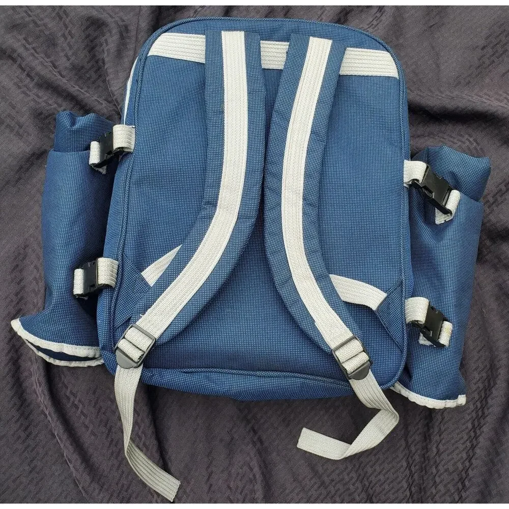 Picnic Plus Backpack Insulated Compartments Wine Bottle Holders Cutlery + More